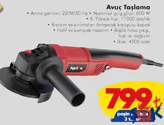 APRİLLA AVUÇ TAŞLAMA fiyat ve kampanya bilgisi
